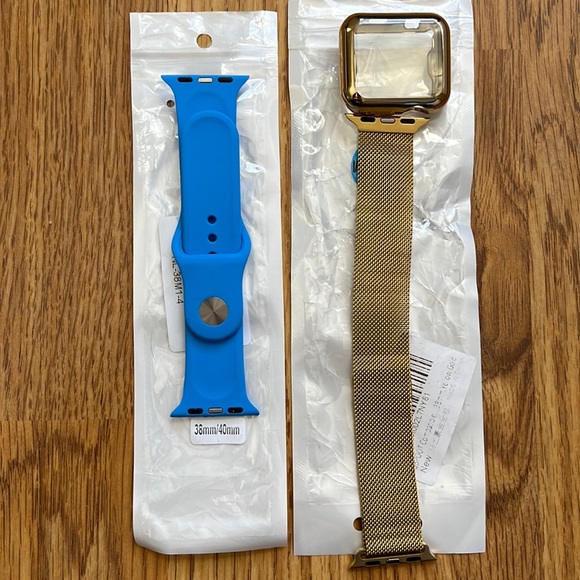 Apple Watch Bands 38/40 2 Pack Bundle and Watch Case NWT - Picture 2 of 3